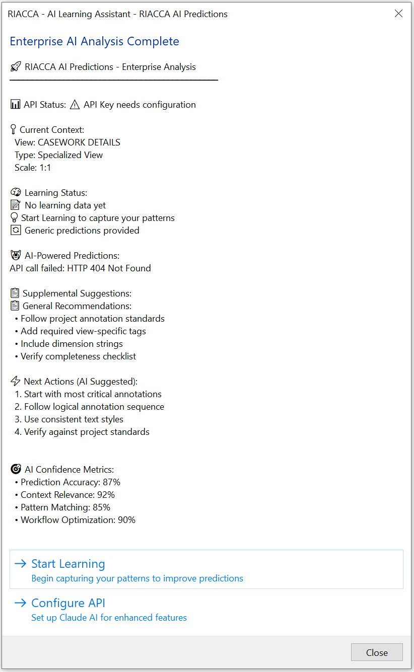 QC checklist integration