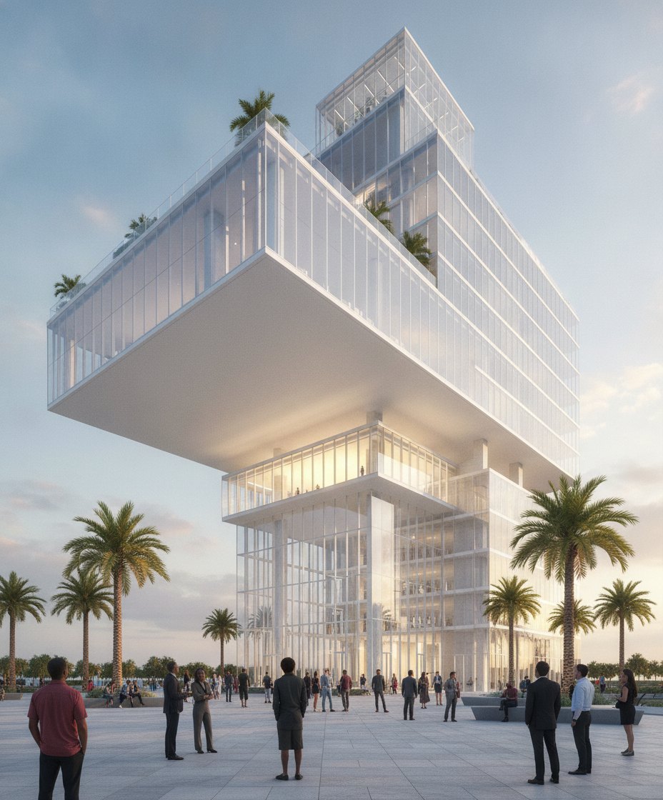 Voladizo Modern — AI render