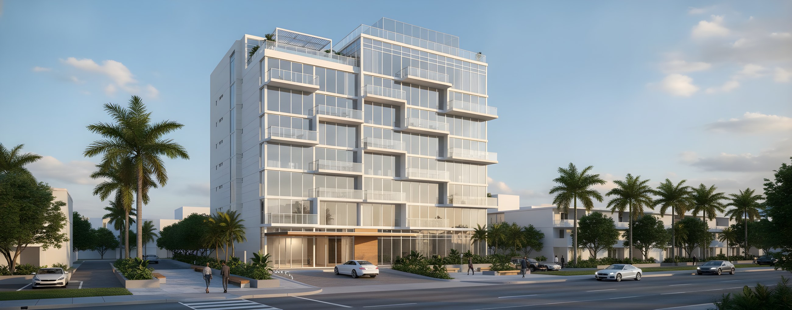 Balcones: Residential · stacked balcony bands