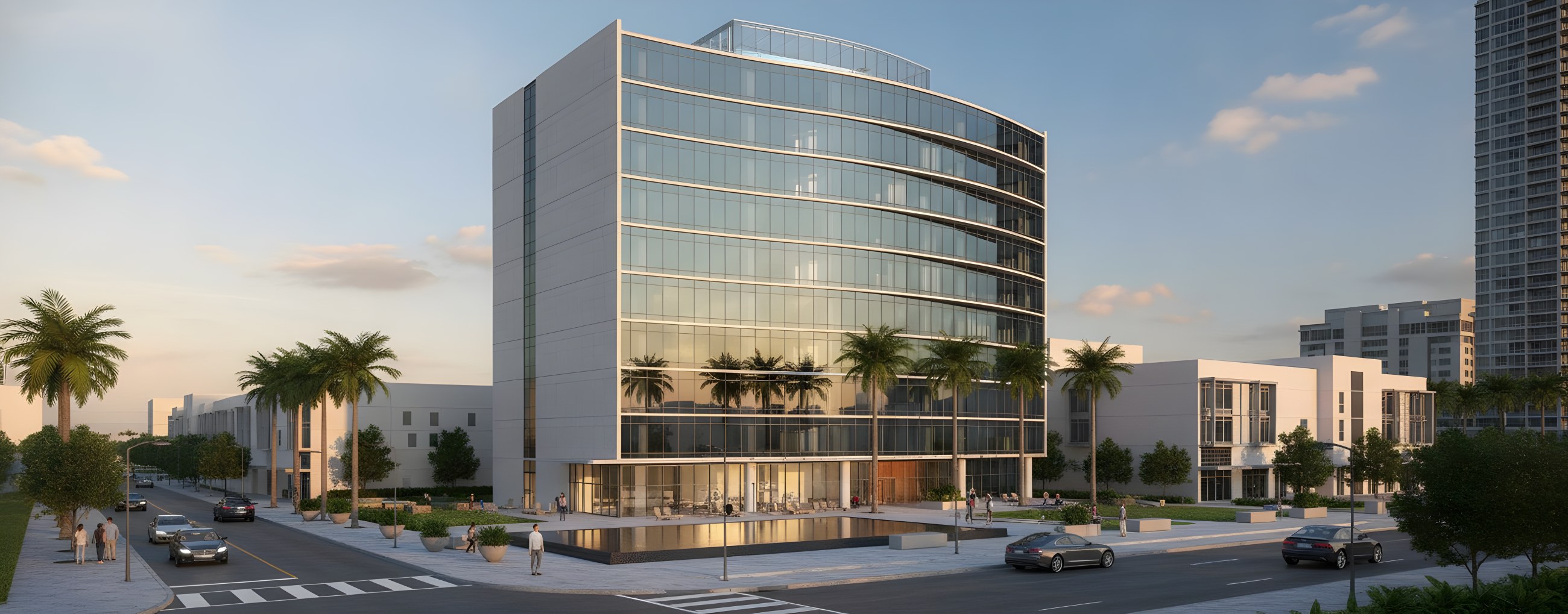 Curva: Residential tower · curved facade