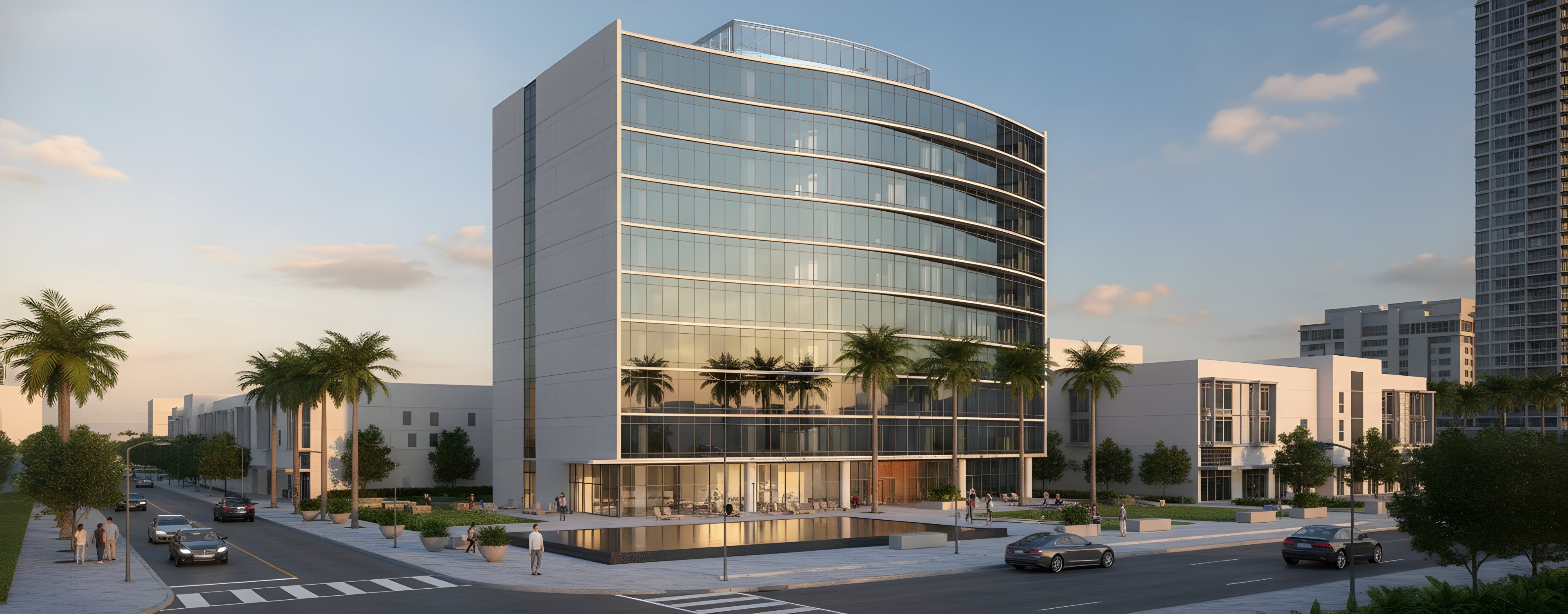 Curva, rendered from our Revit model