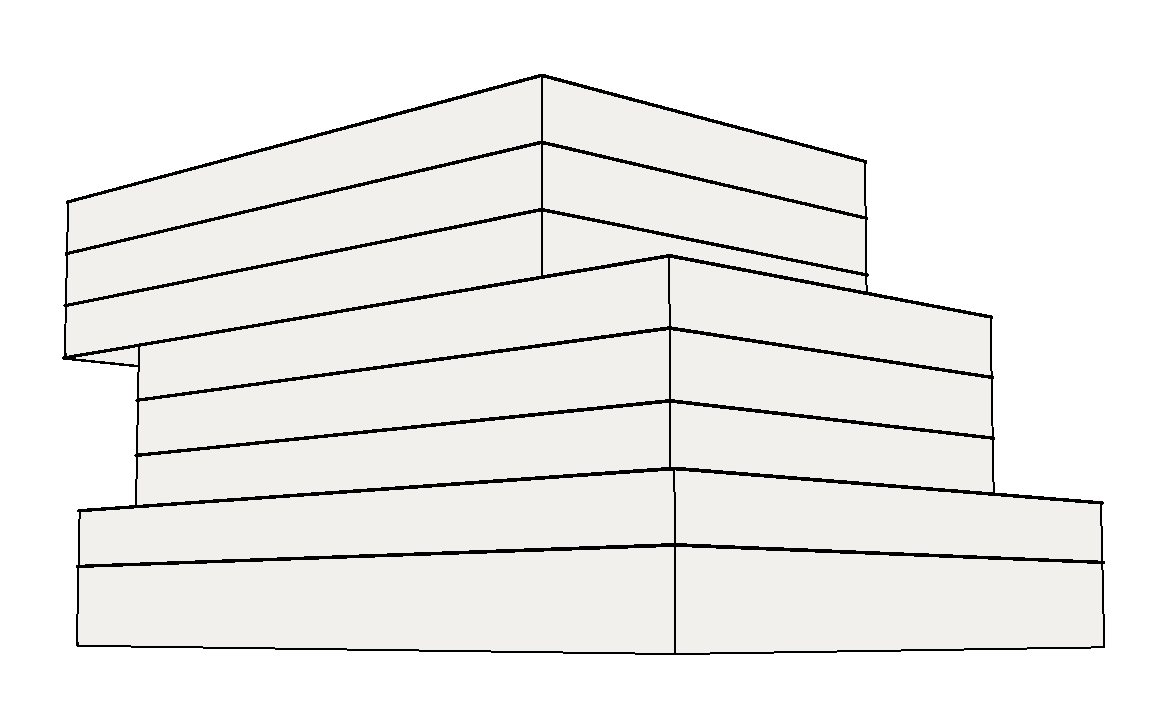 Office Option A, stage 01: Massing